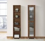 ⁦كبت 1 باب شفاف مع أرفف – تصميم عملي بلمسة ماليزية أنيقة⁩ - الصورة ⁦7⁩