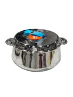 🥘 حافظة طعام ساهرة – 5000 مل – فضي