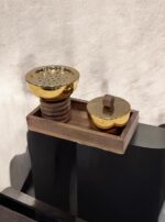 ⁦🌟 مبخر ذهبي خشبي هندي موديل 7818 – فخامة وأصالة⁩ - الصورة ⁦3⁩