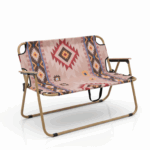 كرسي بر مزدوج قابل للطي بنقشة تراثية