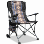 كرسي تخييم قابل للطي بنقشة بدوية