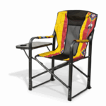 كرسي تخييم عملي مع طاولة جانبية وحامل كوب
