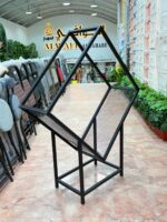 ⁦ستاند حطب معدني بتصميم ماسي فاخر⁩ - الصورة ⁦3⁩