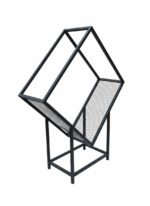 ⁦ستاند حطب معدني بتصميم ماسي فاخر⁩ - الصورة ⁦2⁩