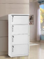 ⁦لوكر خشب ٤ باب مع قفل (ماليزي) – موديل 5040⁩ - الصورة ⁦4⁩