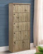 ⁦لوكر خشب ٥ باب مع قفل (ماليزي) – موديل 5042⁩ - الصورة ⁦3⁩