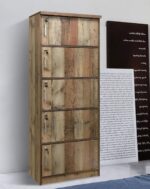 ⁦لوكر خشب ٥ باب مع قفل (ماليزي) – موديل 5042⁩ - الصورة ⁦4⁩