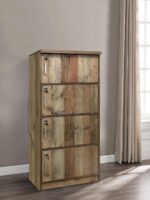 ⁦لوكر خشب ٤ باب مع قفل (ماليزي) – موديل 5040⁩ - الصورة ⁦6⁩