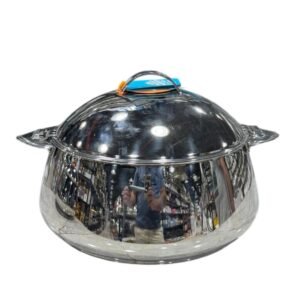 🥘 حافظة طعام شهلاء – 2500 مل | فضي